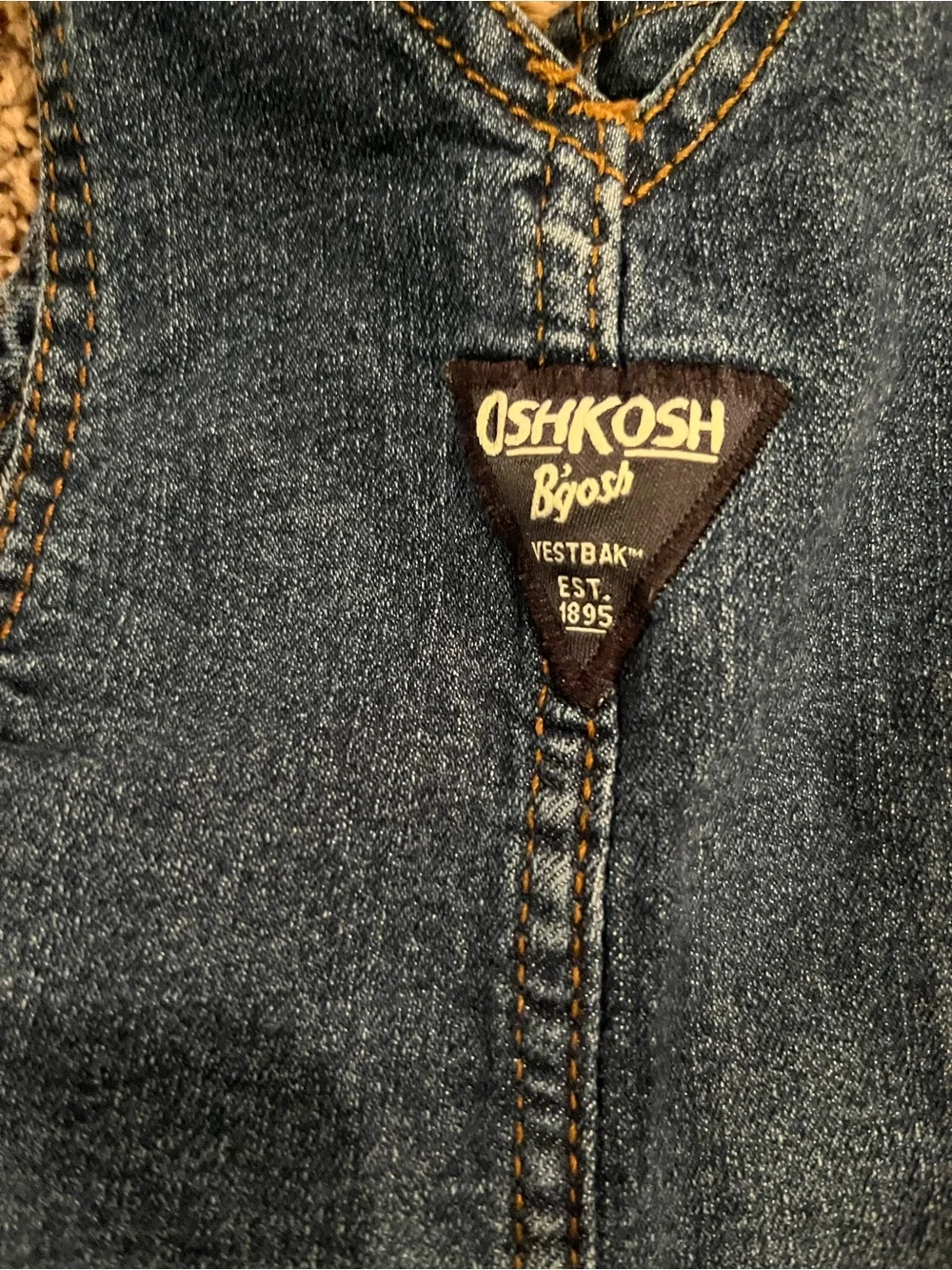 OshKosh B'gosh Classic Dark Blue Denim Overalls
